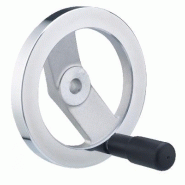 VOLANT DEUX BRAS ALUMINIUM - MOYEU RAINURE - POIGNEE TOURNANTE (13-20) VOLANT DEUX BRAS ALUMINIUM - MOYEU RAINURE - POIGNEE TOURNANTE (13-20)