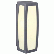 Applique ext?Rieure meridian box gris argent e27 max. 25w Applique ext?Rieure meridian box gris argent e27 max. 25w