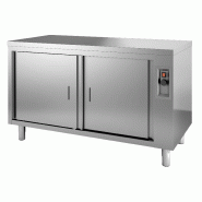 Armoire bas maintien chaud inox 700 porte a tambour 1000 - P7452.0110