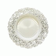 Aulica Dessous d'assiette blanc baroque - Lot de 6 - blanc 793601 Aulica Dessous d'assiette blanc baroque - Lot de 6 - blanc 793601
