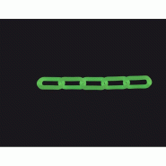 Chaine de signalisation en polypropylène - 25 / 8 / Fluo