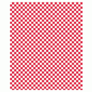 Feuille ingraissable pour burger Damier rouge 31x31cm - par 1000