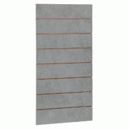 Panneau rainuré R15 L59,5xP120cm épaisseur 18mm - beton