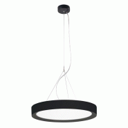 Plate – Suspension Led 40W Ip40 Cri90, Interrupteur Cct 2700-3000-4000K, Structure En Aluminium Noir - Rossini Illuminazione - noir 8015421690985