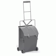 Poubelle 15L 4 roues POCKER
