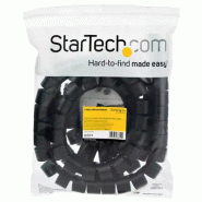 StarTech Gaine spirale range-cble Noir - 2,5 m - Diamètre de