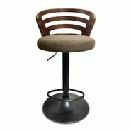 Tabouret de bar Emilio moutarde - Jaune Autre Tissu Amadeus 45x44 cm - jaune textile 3520071950716 Tabouret de bar Emilio moutarde - Jaune Autre Tissu Amadeus 45x44 cm - jaune textile 3520071950716