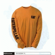 Tee shirt homme caterpillar jaune manche longue Tee shirt homme caterpillar jaune manche longue
