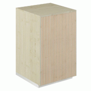 Angle de comptoir Vertigo T01 MDF naturel et érable 60x60x93 cm