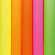 Clairefontaine Paquet filmé de 25 feuilles de papier Affiche fluo, 90 g/m², 0,60m x 0,80m, coloris assortis - multicolore 93820C