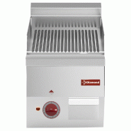 Diamond - Plaque de cuisson électrique, surface rainurée -Top- - réf. E60/PR3T-N - gris inox AKS-E60/PR3T-N