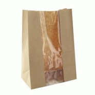 Ecolomique - 125 Pcs - Sac papier kraft brun SOS - 18 x 11 x 26,5 cm avec fenêtre - ECO210SOS11BRF - marron papier ECO210SOS11BRF Ecolomique - 125 Pcs - Sac papier kraft brun SOS - 18 x 11 x 26,5 cm avec fenêtre - ECO210SOS11BRF - marron papier ECO210SOS11BRF