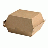 ECOLOMIQUE - 50 Pcs - Boîte burger carton kraft brun microcannelé 17,8 x 15,5 x 8 cm - ECO210EATBURG165K - marron en carton ECO210EATBURG165K ECOLOMIQUE - 50 Pcs - Boîte burger carton kraft brun microcannelé 17,8 x 15,5 x 8 cm - ECO210EATBURG165K - marron en carton ECO210EATBURG165K