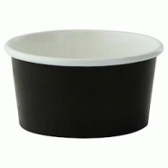 FIRSTPACK FHC - 1 000Pcs - Pot carton noir chaud et froid - H35mm 60ml - noir en carton 210POC60N FIRSTPACK FHC - 1 000Pcs - Pot carton noir chaud et froid - H35mm 60ml - noir en carton 210POC60N
