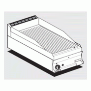 Fry-Top à gaz rainurée en CHROME - Série 650 - L400 | Lotus - FTR-4GS