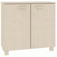 Helloshop26 - Buffet bahut commode armoire meuble de rangement organisateur cuisine salle de séjour salon 85 x 35 x 80 cm bois 02_0032178 - Bois manu
