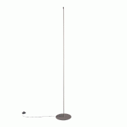 Lampadaire Ebony P/T Dimmable 28W LED 1000lm 3000K en finition aluminium titane - Gea Luce - EBONY P/T - TITANIO Lampadaire Ebony P/T Dimmable 28W LED 1000lm 3000K en finition aluminium titane - Gea Luce - EBONY P/T - TITANIO