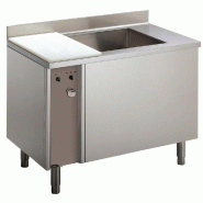 Lave légumes à cuve fixe : 300 L - charge : 10 à 40 Kg | Ditosama - 660033
