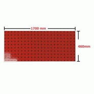 Panneau porte outils 1700 mm rouge