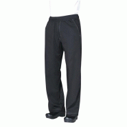Pantalon de cuisine mixte Baggy Chef Works noir XL - XL 0615402280082
