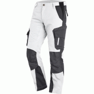 Pantalon de travail FLORIAN taille 48 blanc/anthracite 50 % CO / 50 % PES FHB Pantalon de travail FLORIAN taille 48 blanc/anthracite 50 % CO / 50 % PES FHB