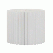 Podium Papéa blanc Ø28 H24 cm