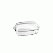PYREX Cocotte Four Rectangulaire En Verre 6.5l Transparent 466a000/6343 - vert 3000-34153