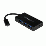 StarTech.Com Hub USB 3.0 à 4 ports - USB-C vers 1 USB-C et 3 USB-A - 4 x SuperSpeed USB 3.0 - 65030862677