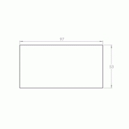 Table basse "TORI" - Rectangulaire