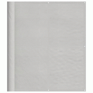 VidaXL Écran de balcon gris clair 120x800 cm 100% polyester oxford Modèle Soleil Gamma - 4000019