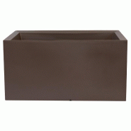 WellHome - Jardinière « Collection rodr-i » 100x45cm coloris taupe - marron plastique WH13579