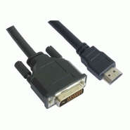 NANO CABLE 10.15.0502 - CABLE DVI A HDMI, DVI/M-HDMI A/M, (1.8 MÈTRES) NANO CABLE 10.15.0502 - CABLE DVI A HDMI, DVI/M-HDMI A/M, (1.8 MÈTRES)