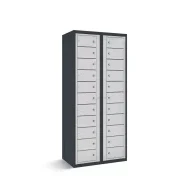 Armoire  métallique - 22 compartiments avec ouverture centralisée ou indépendante pour chaque porte