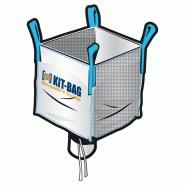 Big-bag avec ouverture plein ciel, goulotte de vidange et toile ventilée