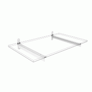Consoles ROUND Droite et Gauche - blanc mat (visserie non fournie)