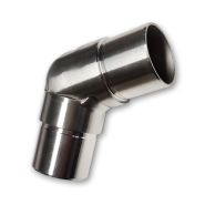 Coude inox articulé vis cachée - Ø42,4 mm