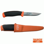 Couteau Multi Usages Professionnel Bahco - Grande Résistance et Tranchant Exceptionnel - 220mm