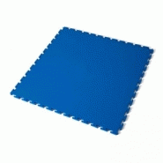 Dalle pvc lisse grainée bleu industrie 7mm