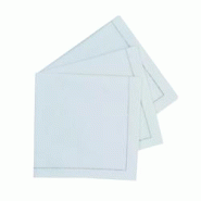 FHC evolupack FHC - 100Pcs - Serviette de table coton blanc 400x395mm - blanc textile 210SVCC40WH FHC evolupack FHC - 100Pcs - Serviette de table coton blanc 400x395mm - blanc textile 210SVCC40WH