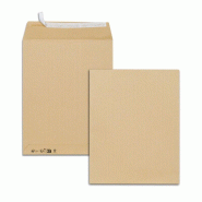 GPV Boîte de 250 pochettes Everyday kraft brun 260x330/24, 90 g/m², adhésives avec bande - 3250650008063