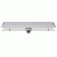 Helloshop26 - Caniveau drain de douche linéaire 63 cm acier inoxydable 02_0003050 - 3000105611535 Helloshop26 - Caniveau drain de douche linéaire 63 cm acier inoxydable 02_0003050 - 3000105611535