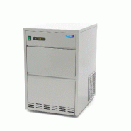 Maxima Machine à glaçons - 45 kg/jour - glaçons creux - refroidissement par eau – 39.8 × 51 × 60.8 cm – 370 W - AKS-09300127