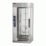 Romux® Rôtissoire Professionnelle Électrique Verticale pour 12-24 Poulets 67x55 cm en Acier Inoxydable avec 1 Broche | Température 300°C - 7500 W Romux® Rôtissoire Professionnelle Électrique Verticale pour 12-24 Poulets 67x55 cm en Acier Inoxydable avec 1 Broche | Température 300°C - 7500 W