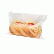 SACS ET SACHETS PLASTIQUES DEMI SACHET TRANSPARENT DELI PACK MI-PLASTIQUE MI-PAPIER