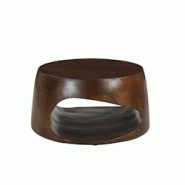 SIT Möbel Table basse Ø 75 cm | ronde | compartiment de rangement ouvert | manguier massif, marron | L 75 x P 75 x H 38 cm - marron Bois massif 1478 SIT Möbel Table basse Ø 75 cm | ronde | compartiment de rangement ouvert | manguier massif, marron | L 75 x P 75 x H 38 cm - marron Bois massif 1478