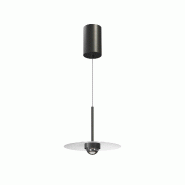 Suspension Mini Hat Surface 8W 3000K Angle De Faisceau 70° Couleur Noir Mat - Design Moderne Et Élégant Pour Les Intérieurs - Beneito & Faure - ar