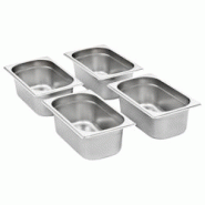VidaXL Récipients Gastronorm 8 Pcs Gn 1 4 100 Mm Acier Inoxydable - argenté 50902 VidaXL Récipients Gastronorm 8 Pcs Gn 1 4 100 Mm Acier Inoxydable - argenté 50902