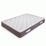 VS Venta-stock Matelas à mémoire de forme ERGO-CONFORT 90X190, 22cm épaisseur - blanc mousse C9018