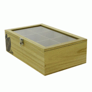 Boite a the bois 6 cases - Boite a the bois 6 cases -