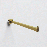 Bras droit 15x15mm - 250 mm - 25x15 mm - or bronze